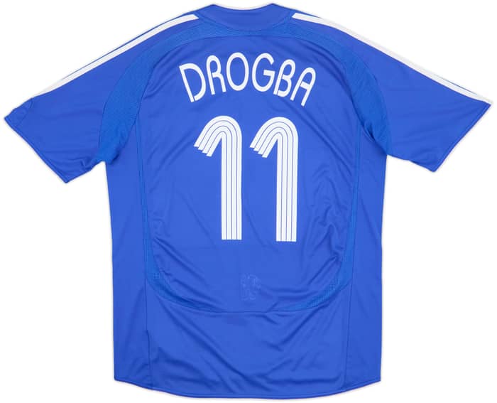 2006-08 Chelsea Home Shirt Drogba #11 - 6/10 - (L)