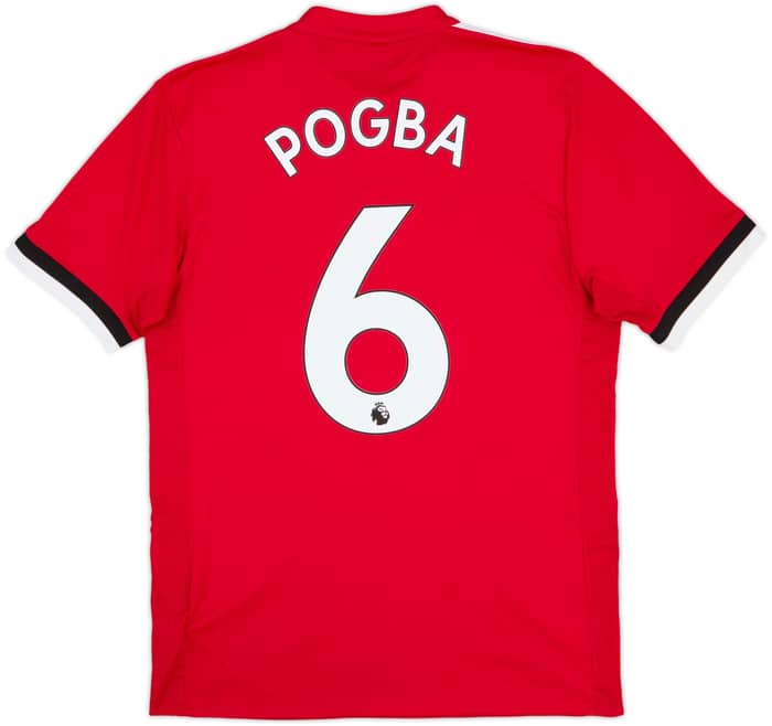 2017-18 Manchester United Home Shirt Pogba #6 - 6/10 - (S)