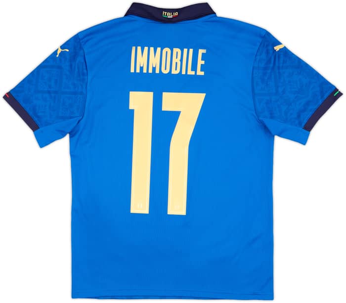 2020-21 Italy Home Shirt Immobile #17 - 10/10 - (S)