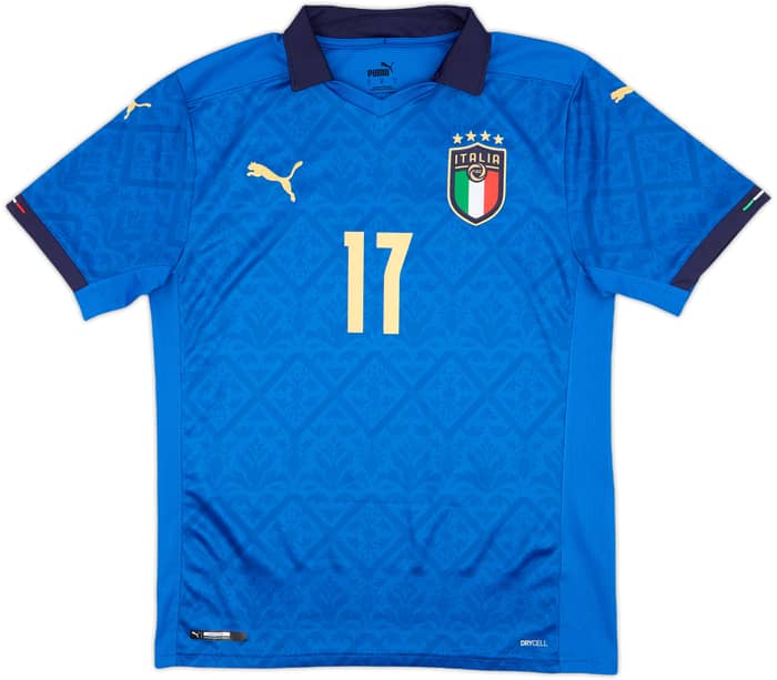 2020-21 Italy Home Shirt Immobile #17 - 10/10 - (S)