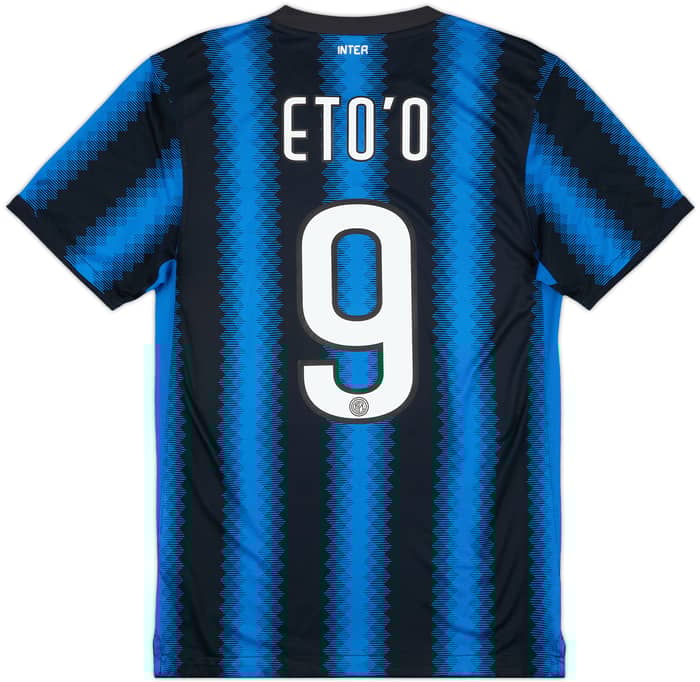 2010-11 Inter Milan Home Shirt Eto'o #9 - 5/10 - (S)