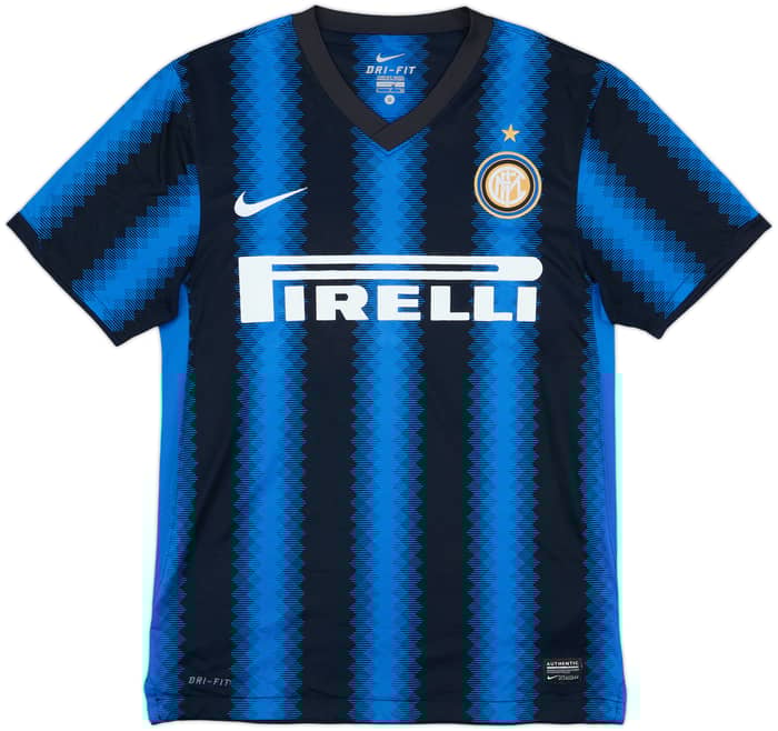 2010-11 Inter Milan Home Shirt Eto'o #9 - 5/10 - (S)