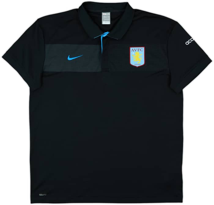 2009-10 Aston Villa Nike Polo Shirt - 8/10 - (XXL)