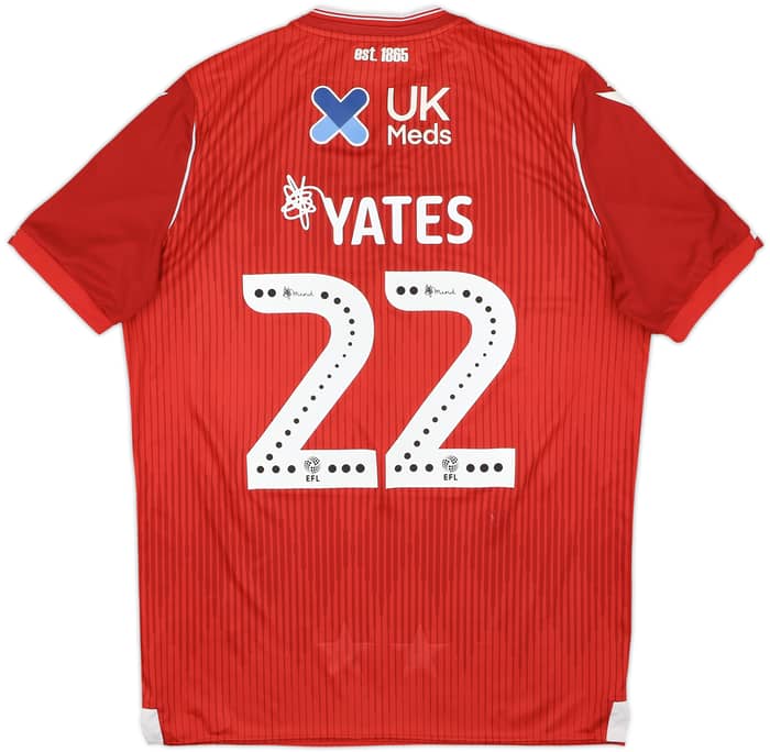 2019-20 Nottingham Forest Home Shirt Yates #22 - 7/10 - (XL)