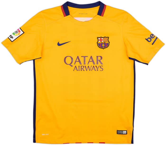 2015-16 Barcelona Away Shirt Neymar #11 - 8/10 - (XL.Boys)
