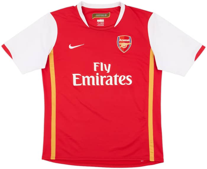 2006-08 Arsenal Home Shirt Fabregas #4 - 8/10 - (XL.Boys)