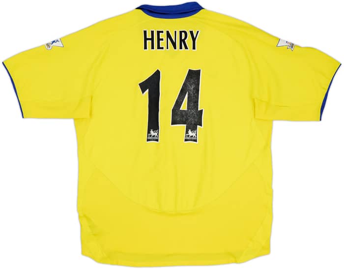 2003-05 Arsenal Camiseta Visitante Henry #14 - 5/10 - (XL)