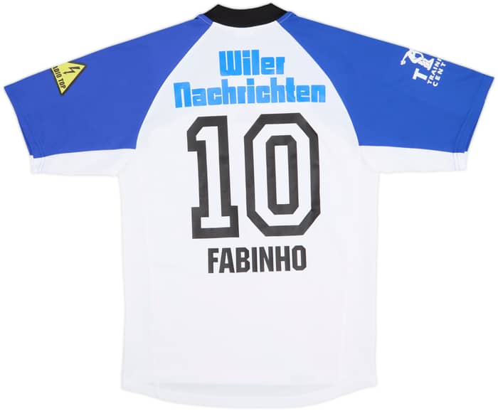 2002-03 FC Wil Home Shirt Fabinho #10 - 8/10 - (S)