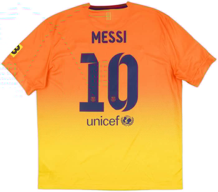 2012-13 Barcelona Away Shirt Messi #10 - 6/10 - (XL)