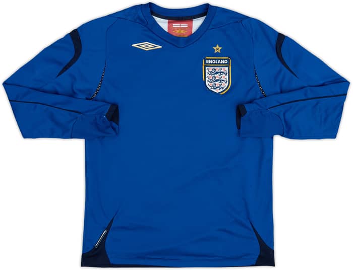 2006-08 England GK Shirt - 6/10 - (M.Boys)