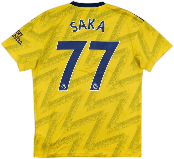 2019-20 Arsenal Away Shirt Saka #77 - 7/10 - (M)