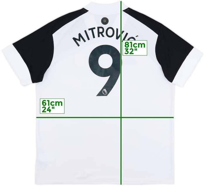 2020-21 Fulham Home Shirt Mitrovic #9 - 9/10 - (XL)