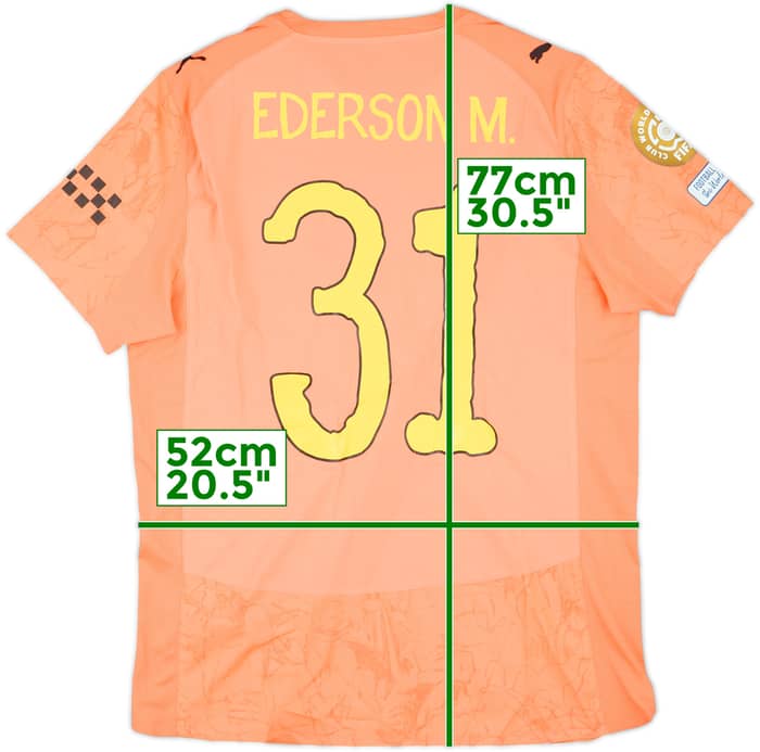 2025 Manchester City Match Issue KidSuper CWC GK Shirt Ederson M. #31