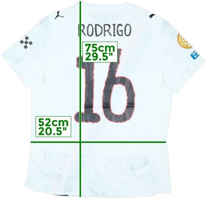 2025 Manchester City Match Issue KidSuper CWC Home Shirt Rodrigo #16