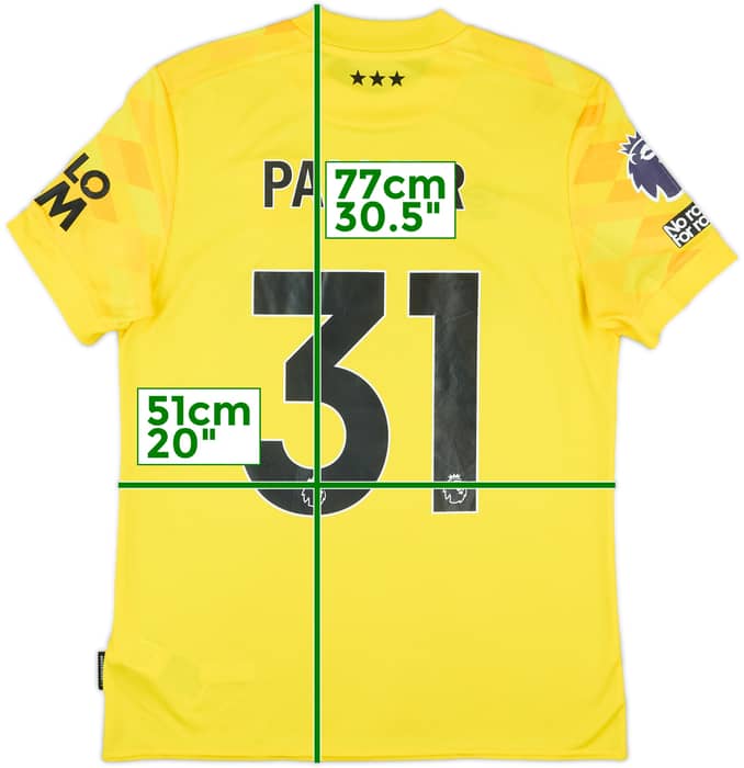 2024-25 Ipswich Match Issue GK Shirt Palmer #31
