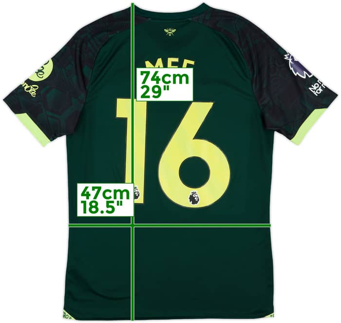 2024-25 Brentford Match Issue Third Shirt Mee #16