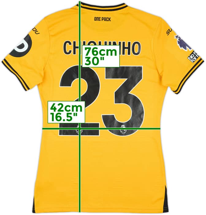 2024-25 Wolves Match Issue Home Shirt Chiquinho #23