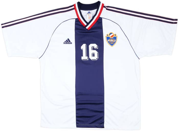 1999 Yugoslavia Match Worn Away Shirt #16 (Djokaj)