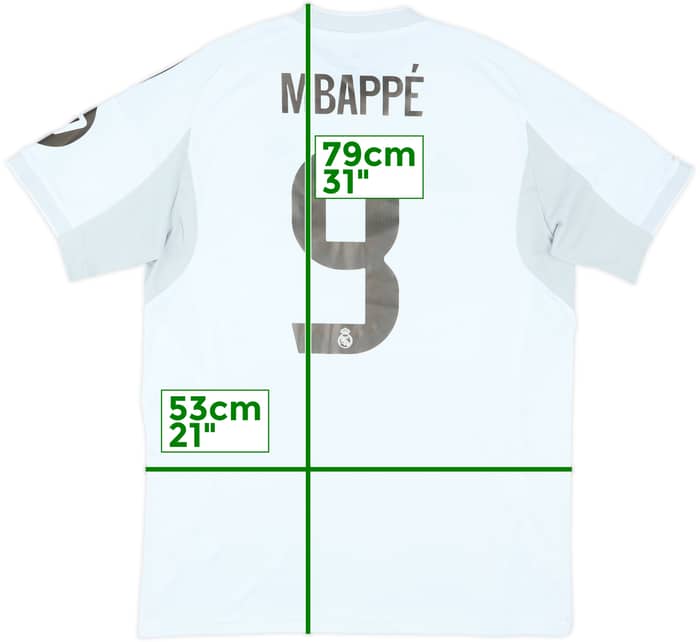 2025 Real Madrid CWC Home Shirt Mbappe #9 - 9/10 - (L)
