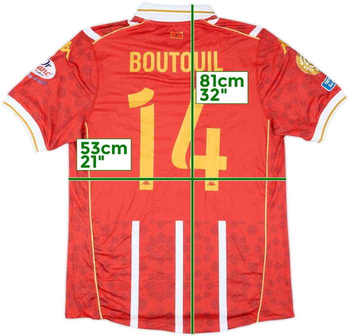 2025 Wydad Athletic Match Issue CWC Home Shirt Boutouil #14