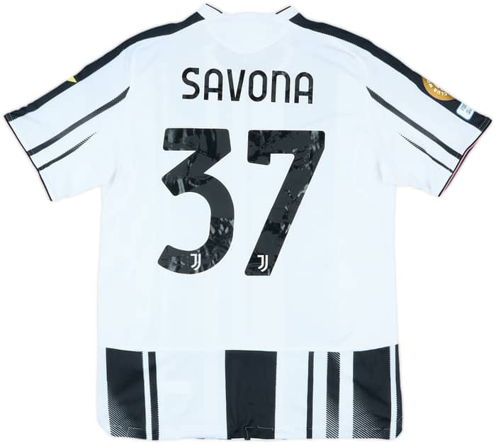2025 Juventus Match Issue CWC Home Shirt Savona #37