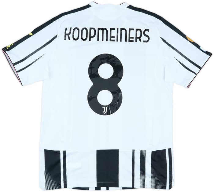2025 Juventus Match Issue CWC Home Shirt Koopmeiners #8