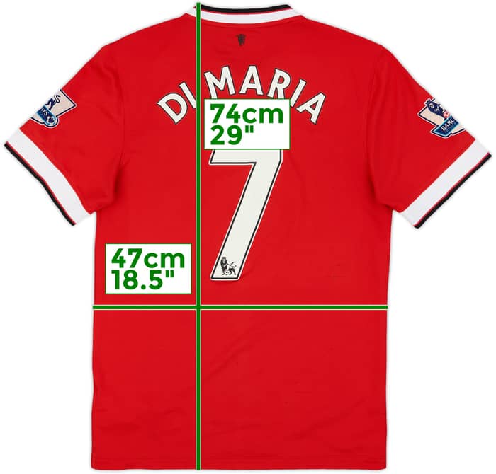 2014-15 Manchester United Home Shirt Di Maria #7 - 4/10 - (S)