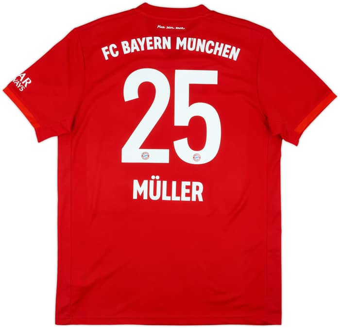 2019-20 Bayern Munich Home Shirt Muller #25 - 9/10 - (L)