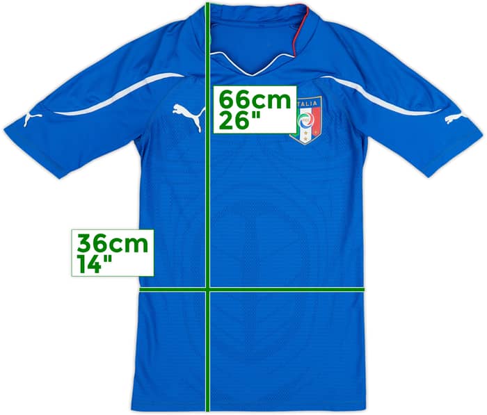 Camiseta de local versión jugador de Italia 2010-12 - 4/10 - (S)