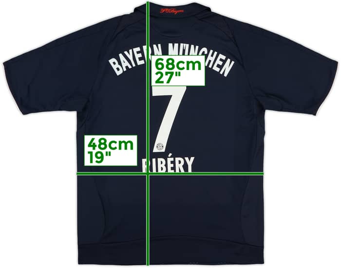 2008-09 Bayern Munich Away Shirt Ribery #7 - 10/10 - (L.Boys)