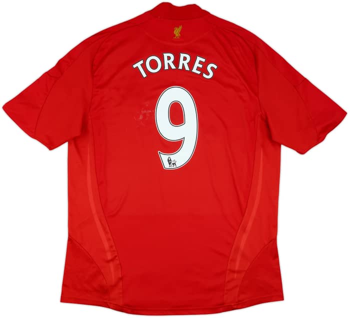 2008-10 Liverpool Home Shirt Torres #9 - 5/10 - (XL)