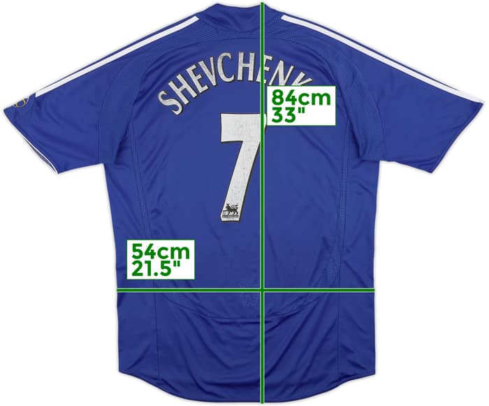 2006-08 Chelsea Home Shirt Shevchenko #7 - 6/10 - (L)