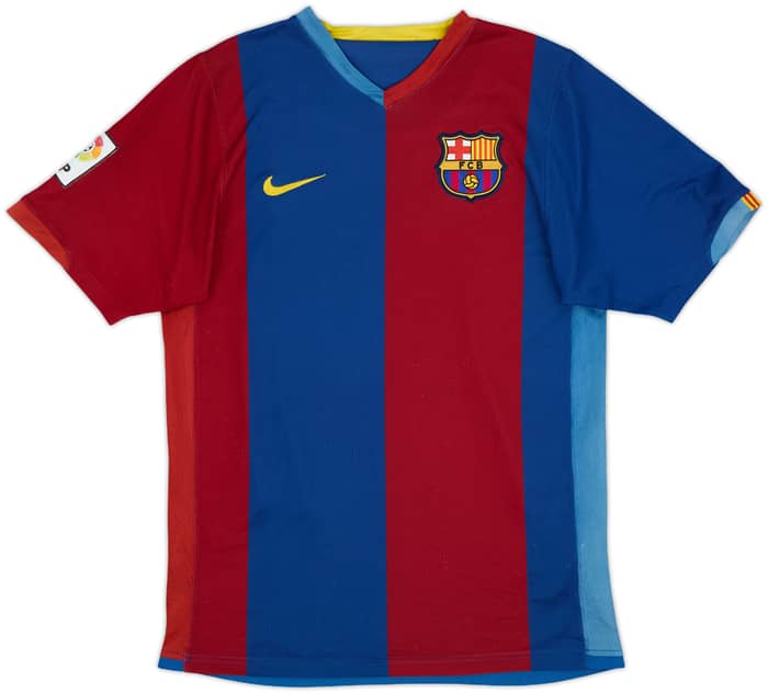 2006-07 Barcelona Home Shirt Ronaldinho #10 - 6/10 - (S)