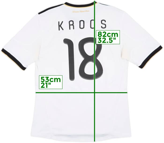 2010-11 Germany Home Shirt Kroos #18 - 6/10 - (XL)
