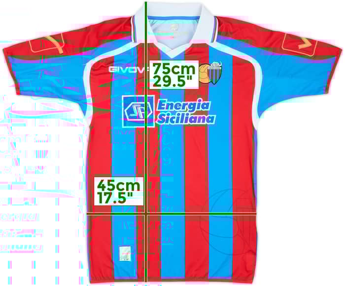 2010-12 Catania Home Shirt - 5/10 - (M)