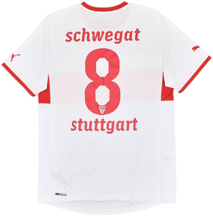 2011-12 Stuttgart Home Shirt Schwegat #8 - 7/10 - (L)
