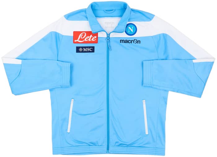 2013-14 Napoli Macron Track Jacket - 7/10 - (L)