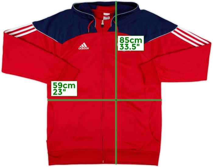 2009-10 Chicago Fire adidas Hooded Track Jacket - 8/10 - (XXL)
