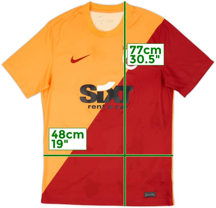 2021-22 Galatasaray Home Shirt - 8/10 - (M)