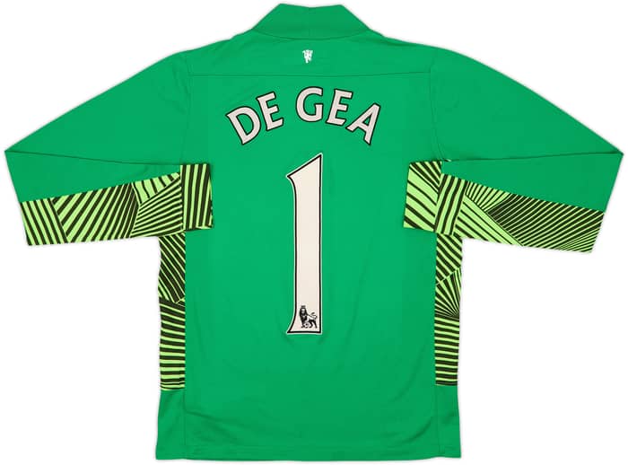 2011-12 Manchester United GK Shirt De Gea #1 - 7/10 - (L.Boys)