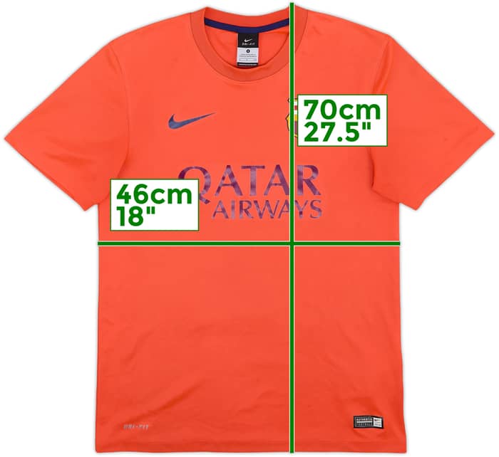 2014-15 Barcelona Basic Away Shirt Messi #10 - 8/10 - (S)