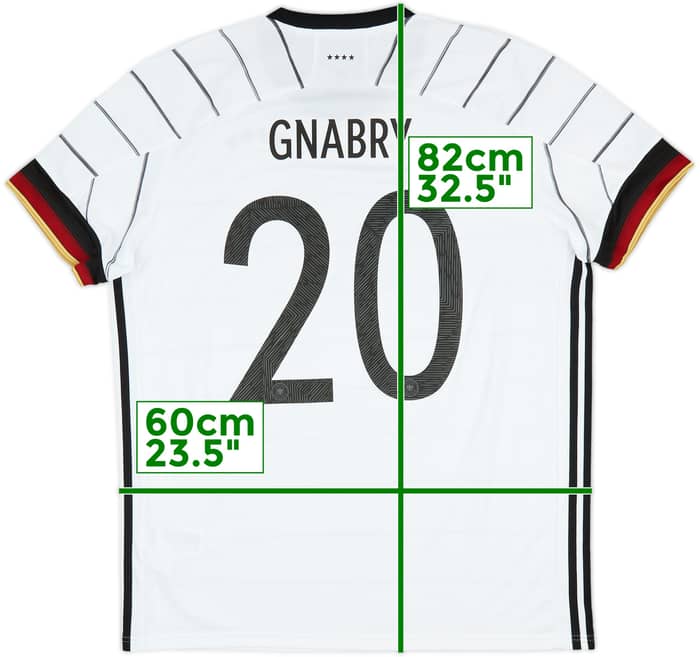 2020-21 Germany Home Shirt Gnabry #20 - 8/10 - (XL)
