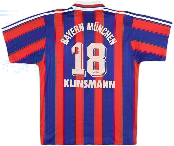 1995-97 Bayern Munich Home Shirt Klinsmann #18 - 5/10 - (M)