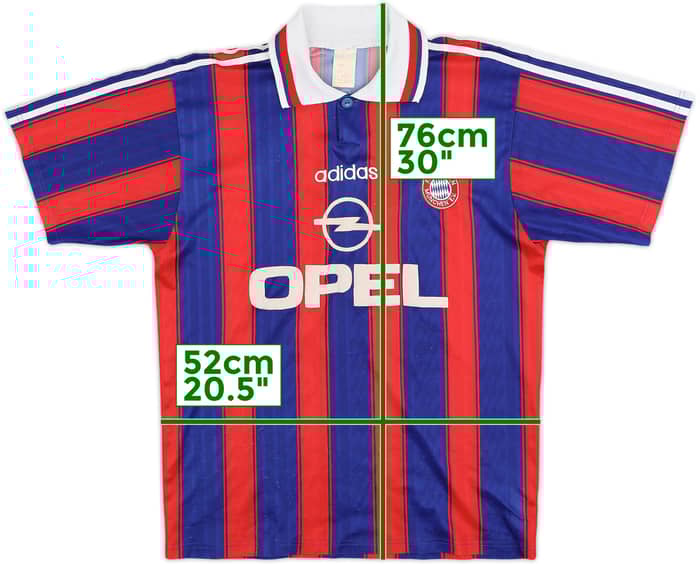 1995-97 Bayern Munich Home Shirt Klinsmann #18 - 5/10 - (M)