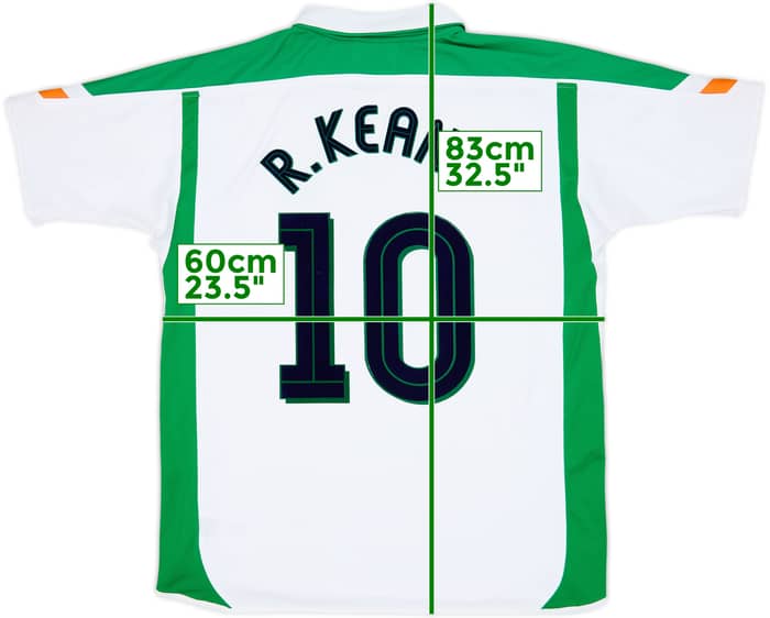 2003-05 Ireland Away Shirt R.Keane #10 - 8/10 - (XL)