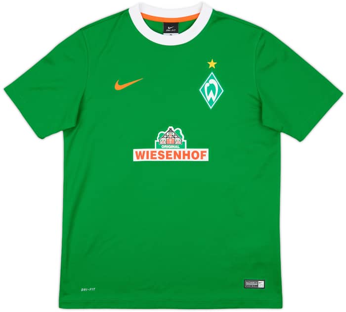 2014-15 Werder Bremen Basic Home Shirt Di Santo #9 - 10/10 - (XL.Boys)