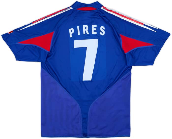 2004-06 France Home Shirt Pires #7 - 6/10 - (S)
