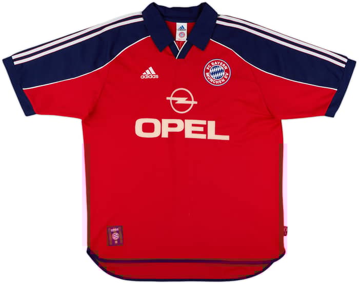 1999-01 Bayern Munich Home Shirt Elber #9 - 9/10 - (L)