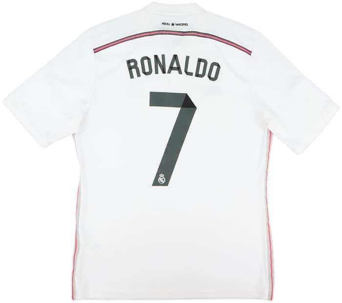 2014-15 Real Madrid Home Shirt Ronaldo #7 - 7/10 - (L)