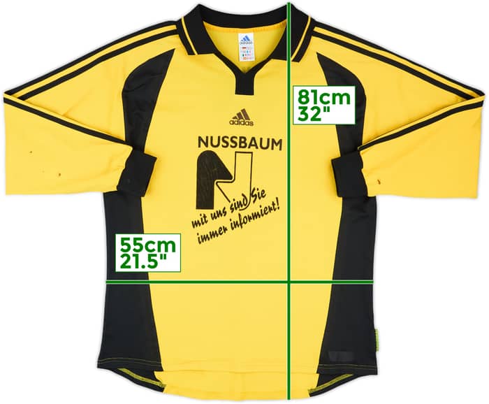 2000-01 adidas Template L/S Shirt - 9/10 - (L)